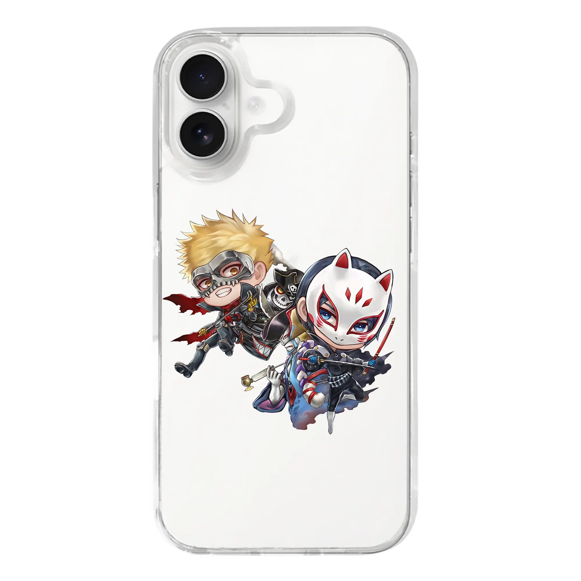 ペルソナ グッズ,坂本竜司 - iPhone 17シリーズ 透明スマホケース – 薄型・耐衝撃・精密フィット保護カバー